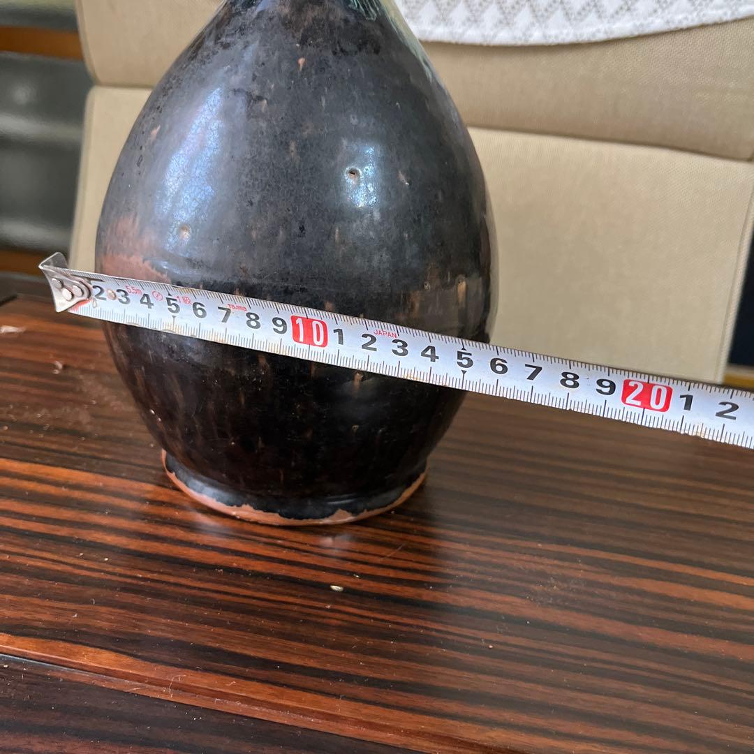 アンティーク壺　徳利　花瓶　古美術