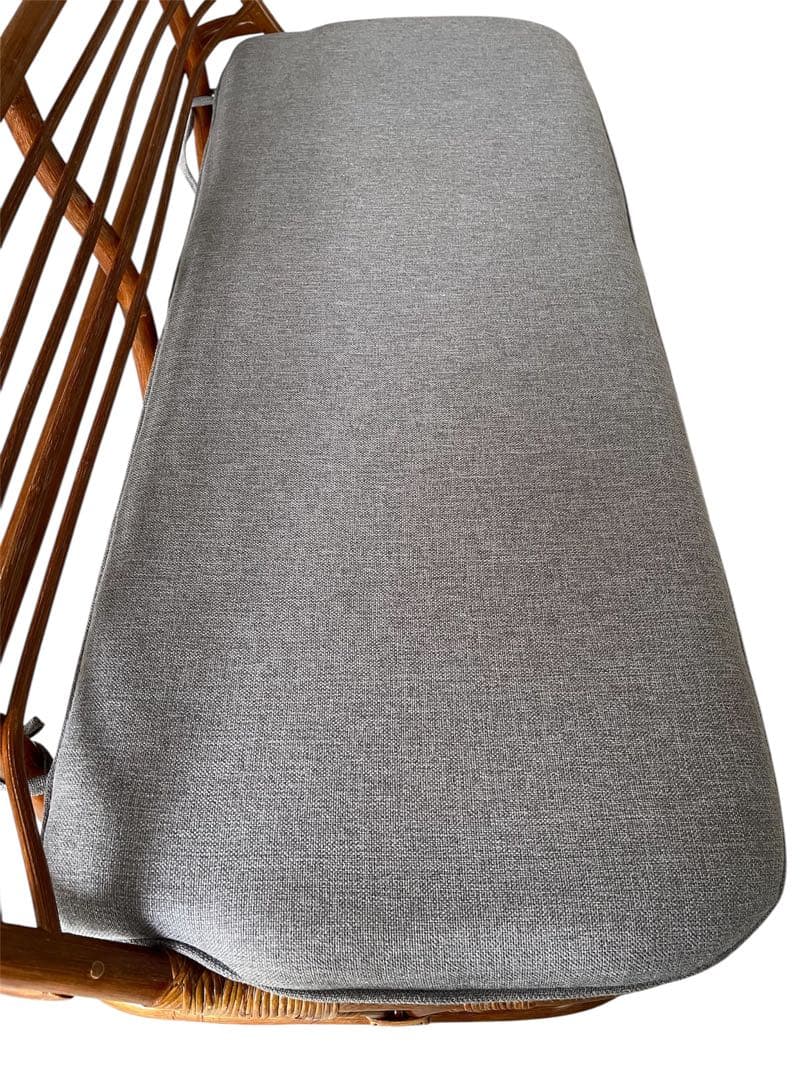 サンフラワーラタン(籐) ラタン座椅子ソファ D172DRK 花 北欧 生地