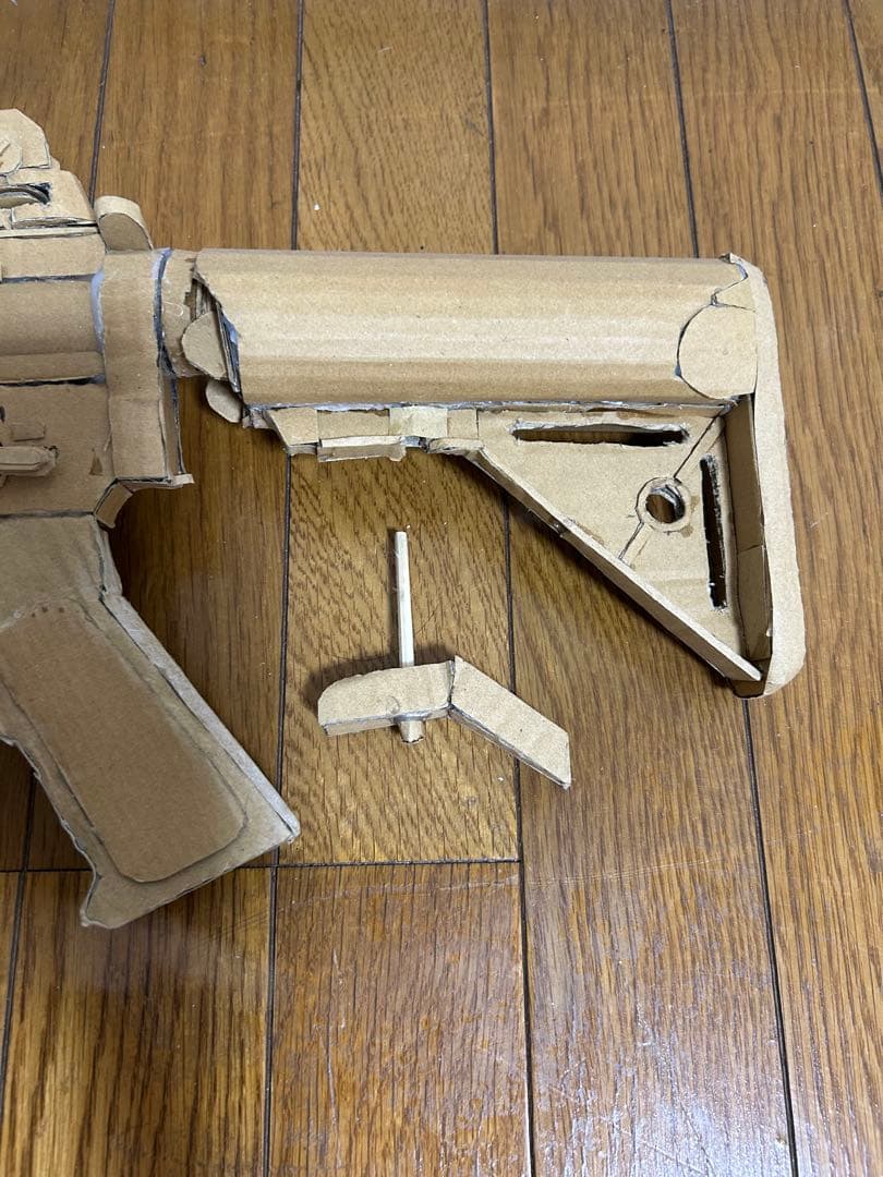 M4A1 ダンボールアート 可動 パーツ取り外し可能