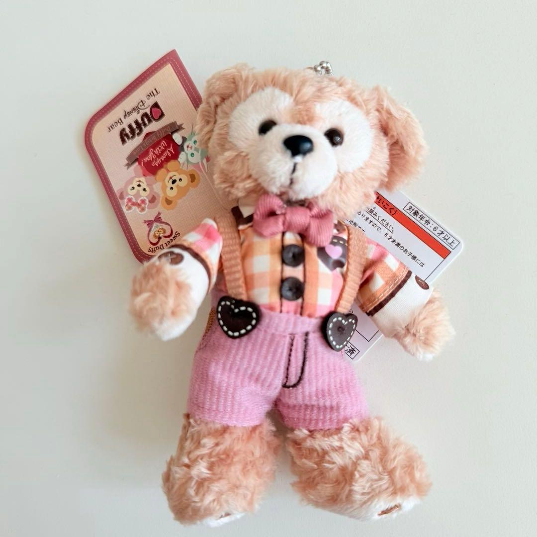 タグ付き】ダッフィー バレンタイン 2017 ぬいぐるみバッジ