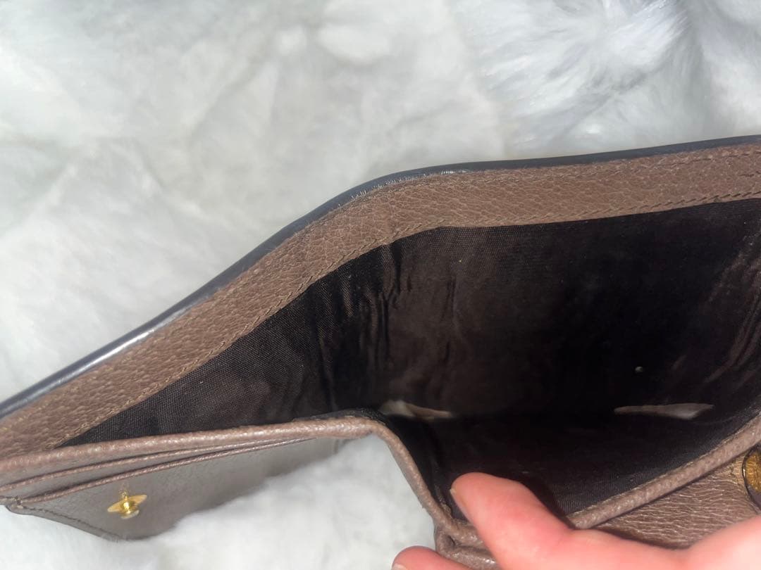 Gucci GGロゴ 二つ折り財布 ベージュ