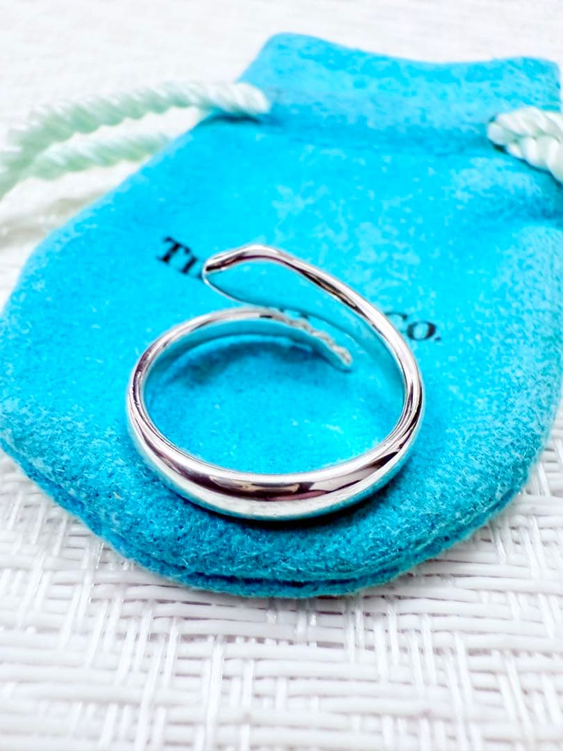 ティファニー　リング　指輪　スネーク　蛇　14号　925 新品仕上げ洗浄済