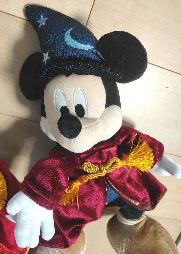 ファンタジア　ディズニーストア　ミッキーぬいぐるみ　可動式　85周年　25周年