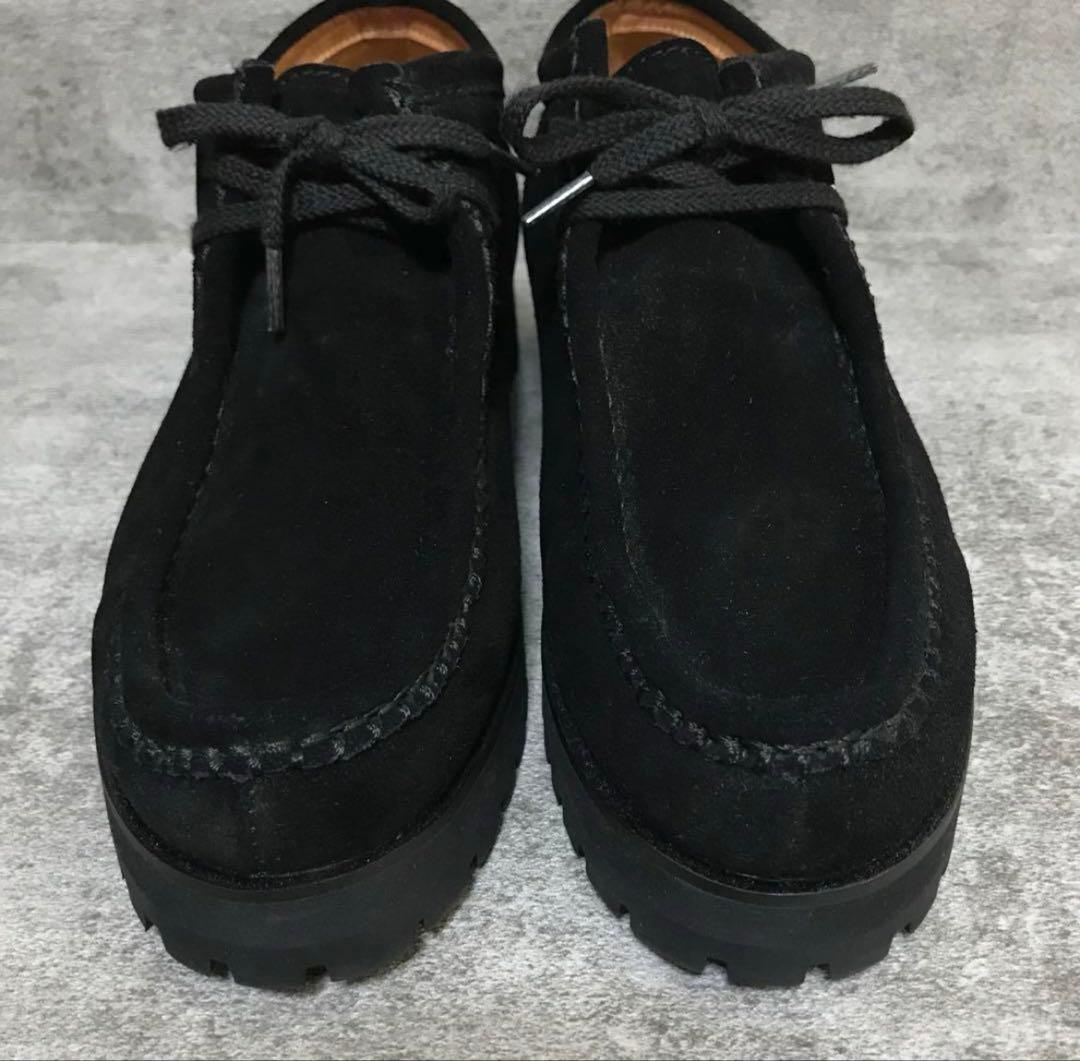 【ほぼ未使用】SHIUN スウェード レザー モカシンシューズ Sサイズ