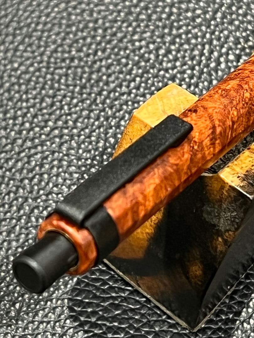 aikok　orenznero 0.3mm 本花梨瘤12角軸/グリップ格子