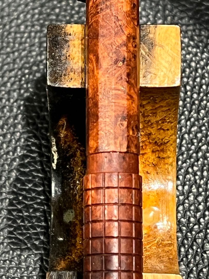 aikok　orenznero 0.3mm 本花梨瘤12角軸/グリップ格子