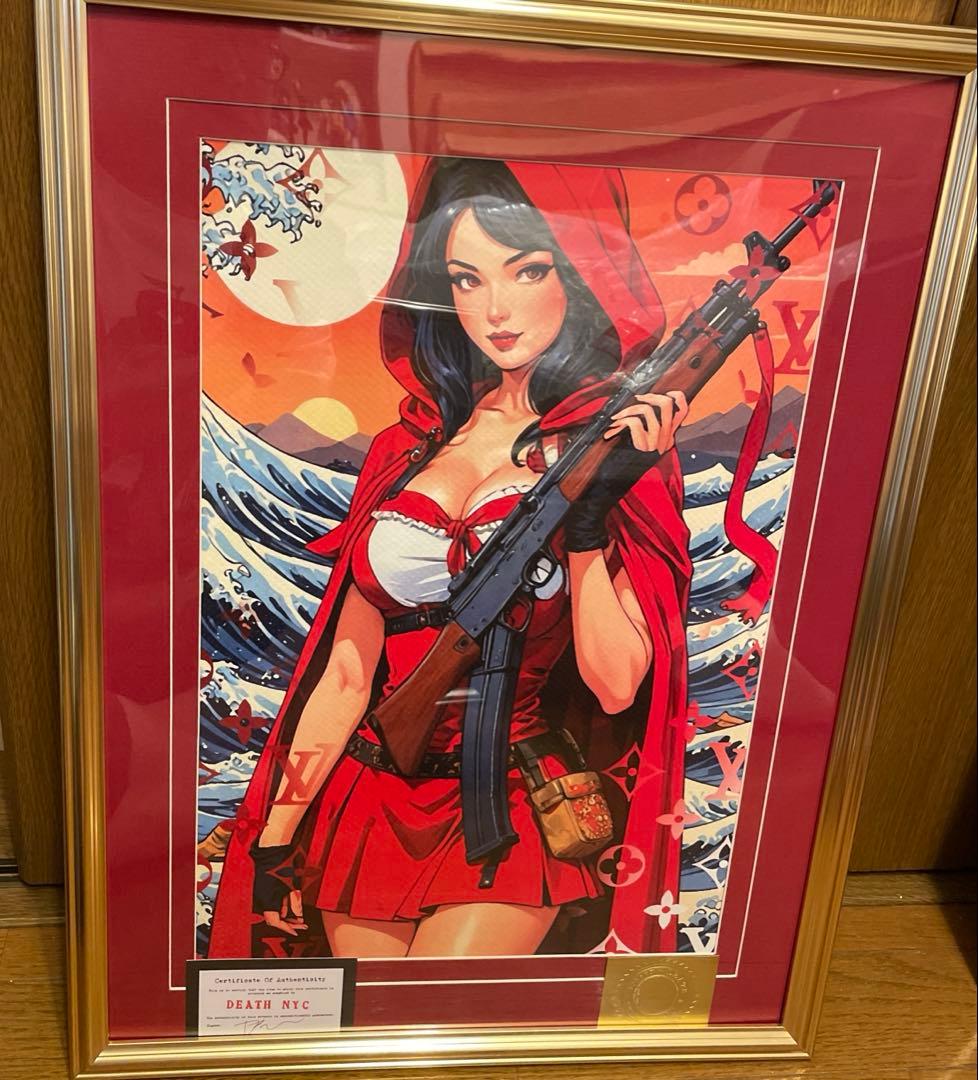 額込 世界限定100枚DEATH NYC アートポスター 現代アート 9