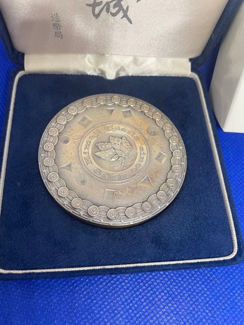 純銀165.33g☆ 国宝章牌「姫路城」純銀メダル☆造幣局