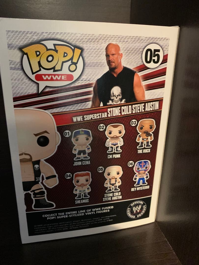 スポーツ選手 FUNKO POP WWE 05 STONE COLD STEVE AUSTIN