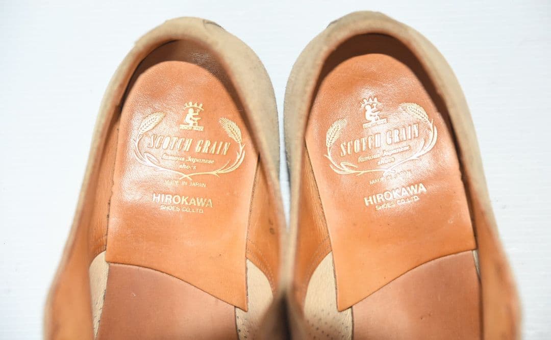 スコッチグレイン スウェード ベージュ 26cm3E