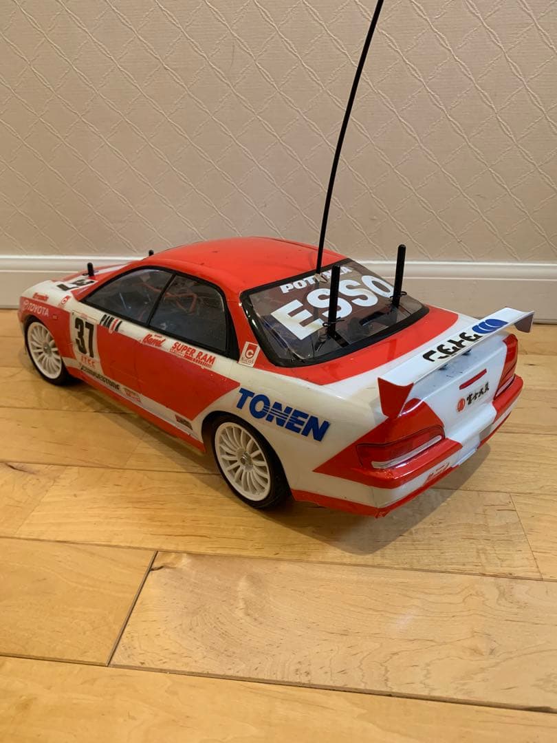 タミヤ　1/10ラジコン　FF01シャーシ　コロナEXIV サンワプロポ