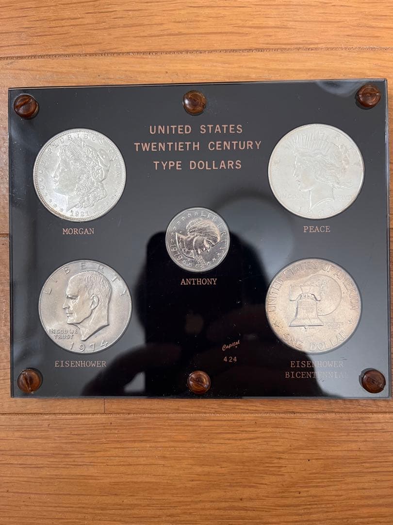 20世紀アメリカ合衆国タイプドル5枚セット