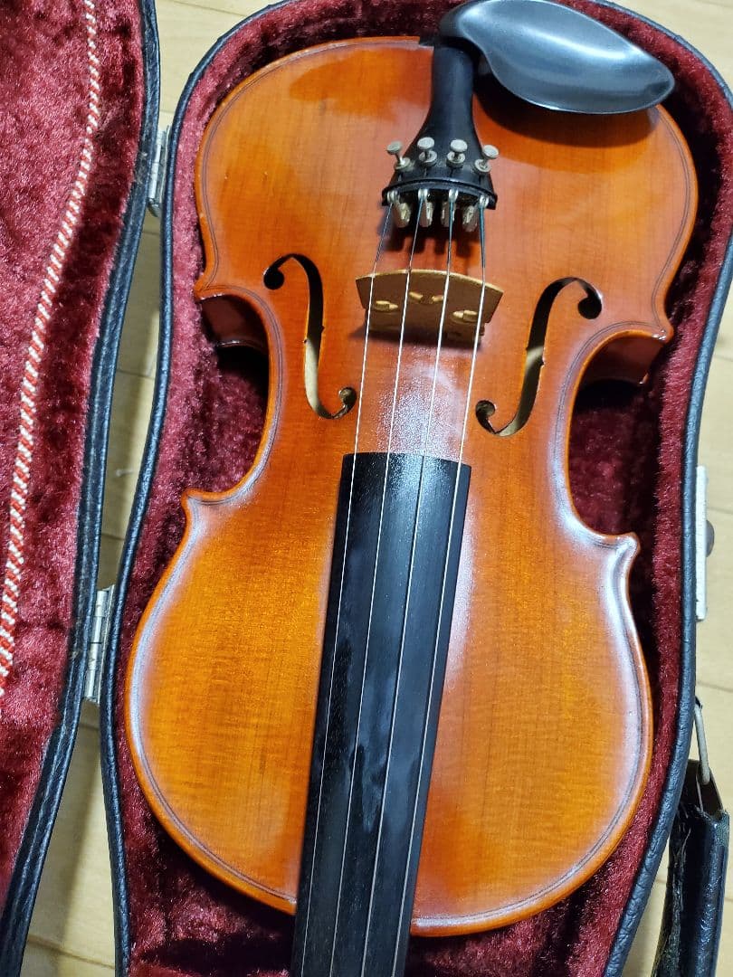 高級 バイオリン 鈴木 No.280 4/4 証明ラベル有、弓ケース付
