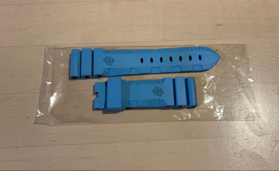 PANERAI パネライ ラバーベルト ラグ幅22mm ライトブルー