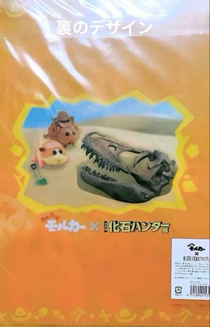 プイプイモルカー 化石ハンター デザインクリアファイル