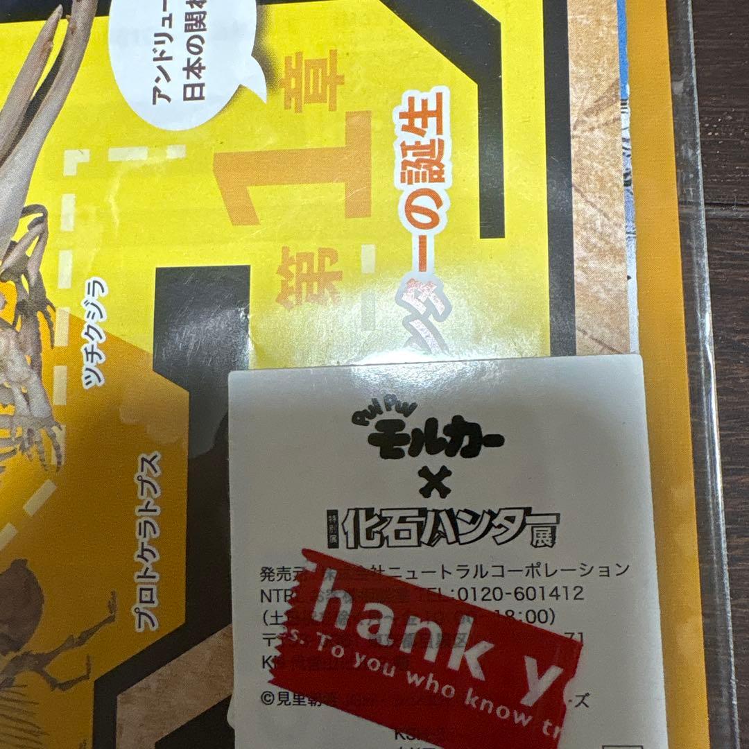 プイプイモルカー 化石ハンター デザインクリアファイル