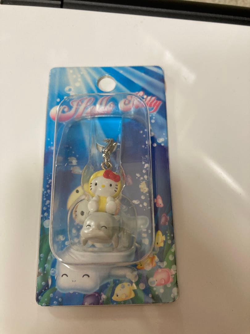 ご当地キティ　ファスナーマスコット　水族館　八丈島　いか