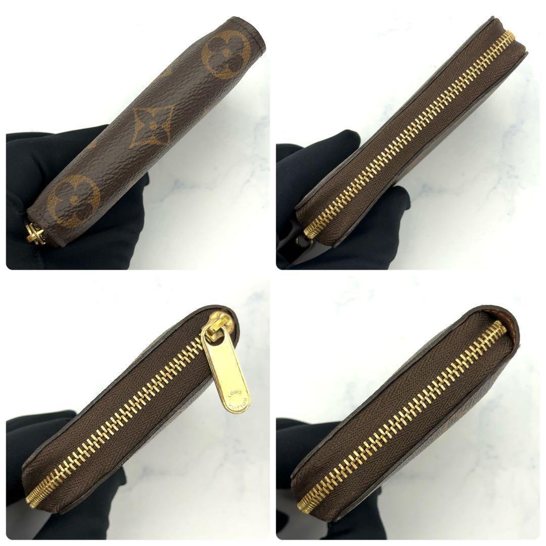 【最高級美品】ルイヴィトン モノグラム ジッピーパース ケース 茶色