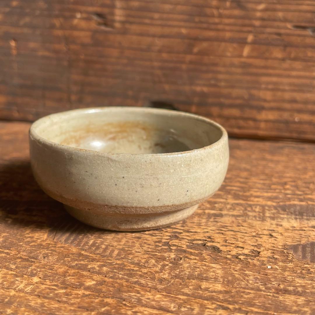 江戸時代 古瀬戸 灰釉盃 骨董 古美術 酒器 酒盃 貧数寄 古陶磁 - メルカリ