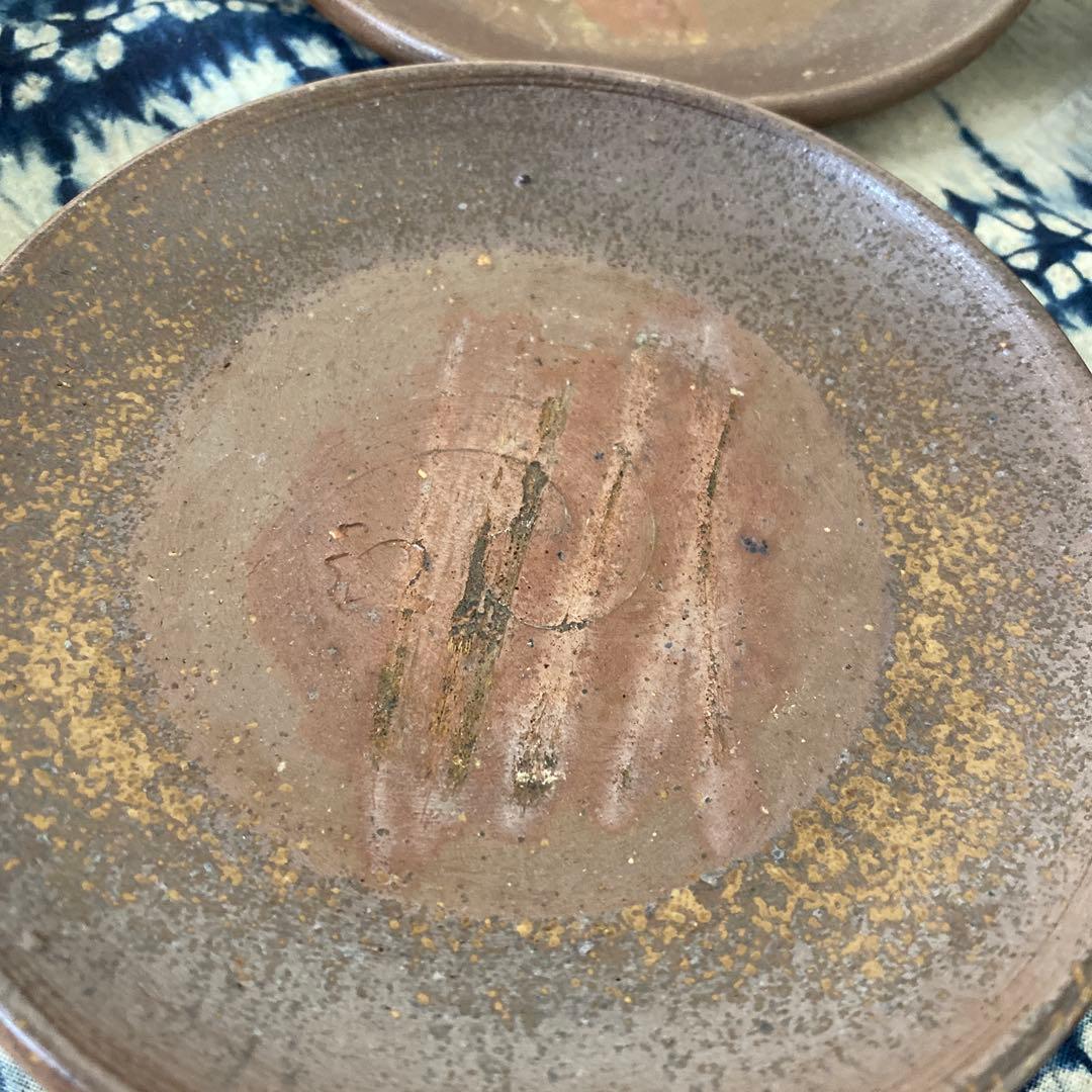 金重陶陽　備前　銘々皿　十客