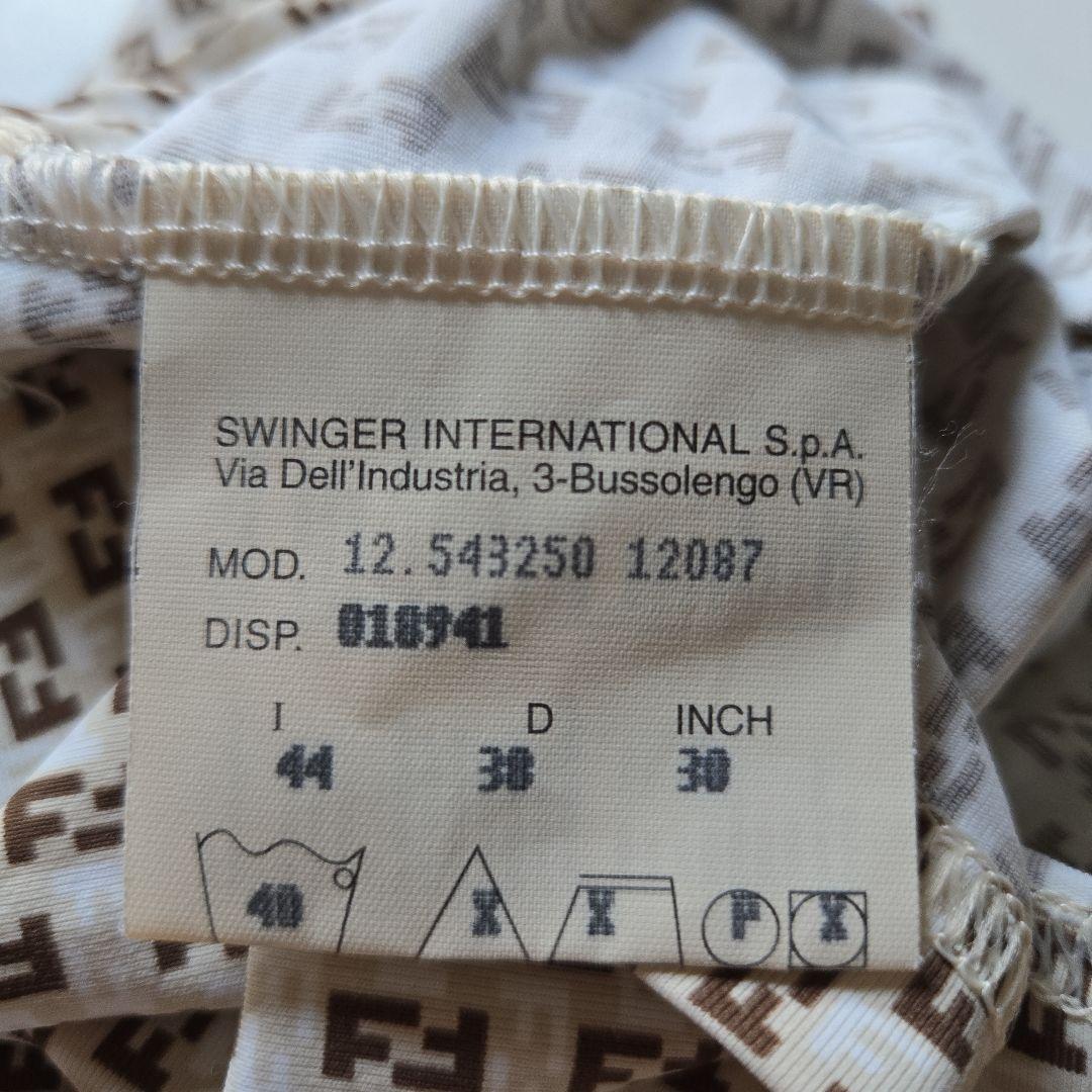 【美品】FENDI フェンディ ズッカ柄 タンクトップ キャミソール イタリア製