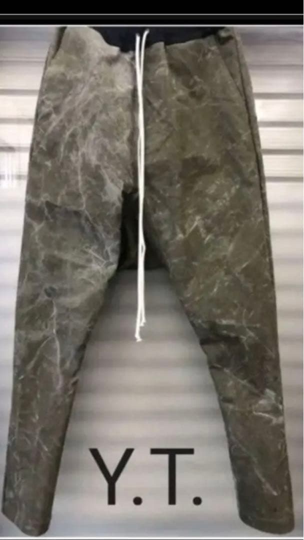 即完売・絶版モデル】urkool ユアクール ジッパー サルエルパンツ 黒