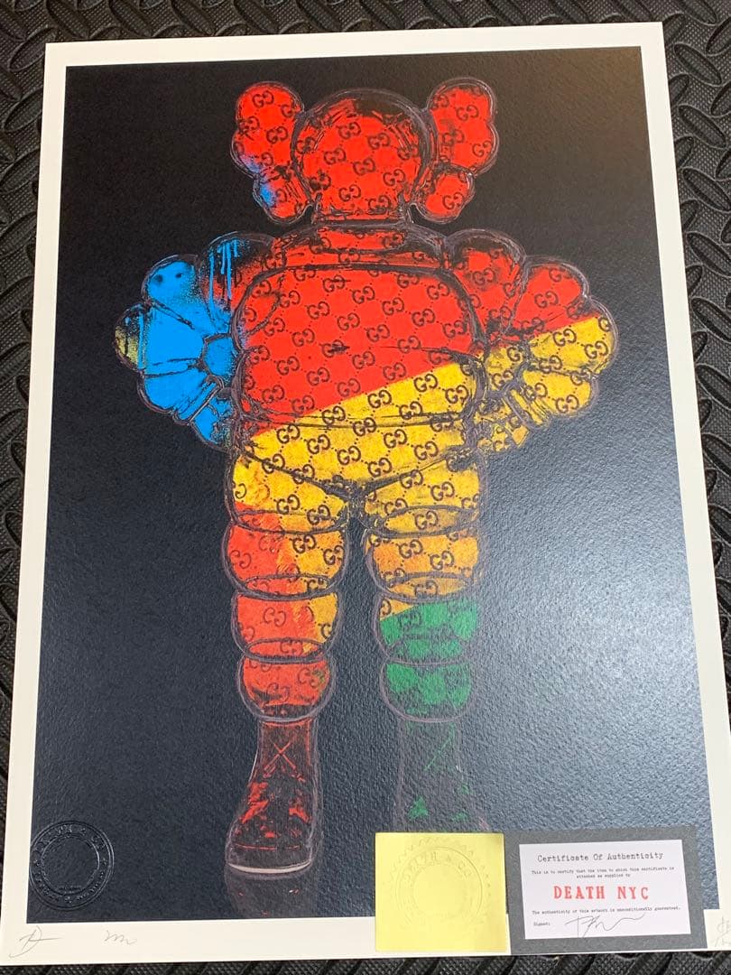 SOLD完売！正規品DEATHNYC 世界限定100枚 グッチ カウズ 現代