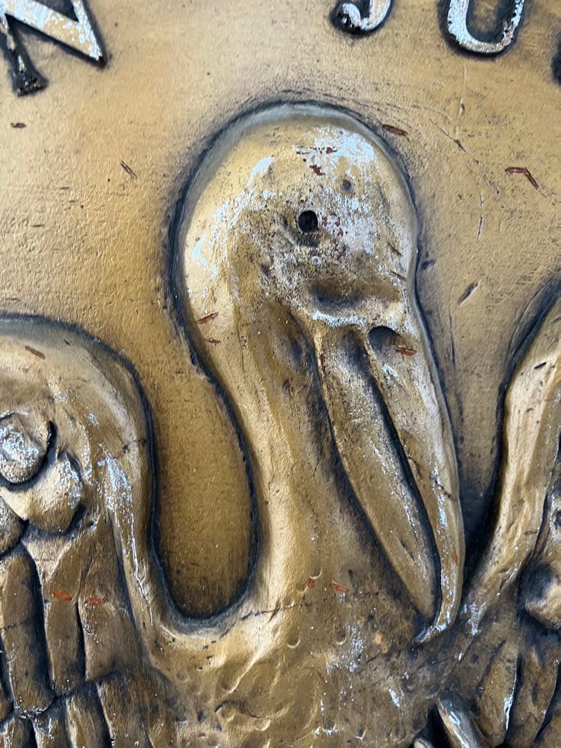 アメリカ アンティーク ルイジアナ州 木彫 壁掛け ヴィンテージ 古着屋