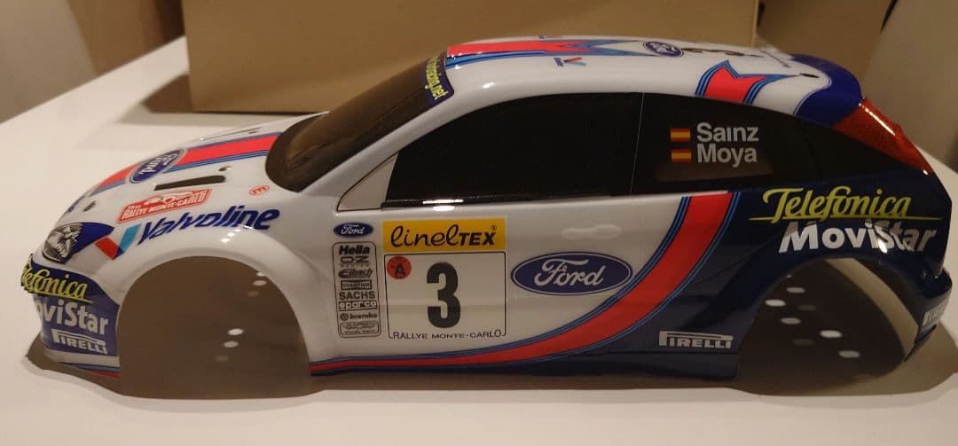 【廃盤品】タミヤ　1/10RC フォード フォーカスWRC 02 スペアボディー