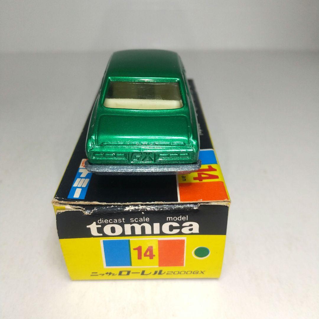 (3754)トミカ 黒箱 日本製 ニッサン ローレル 2000GX 1Fホイール