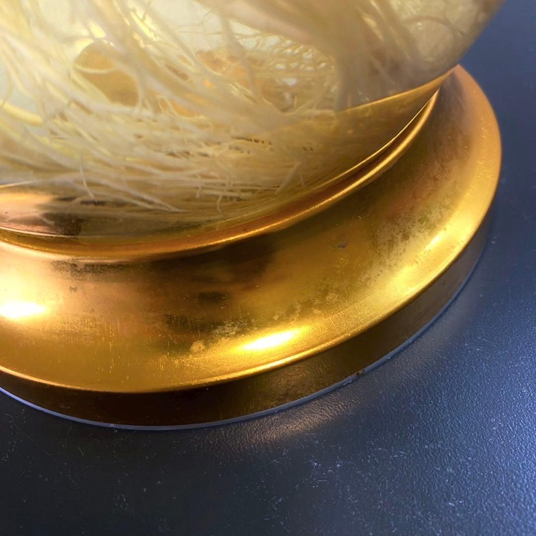 高麗人参 約40年物 古酒 ビンテージ ガラス瓶 金色 富士商事 健康酒