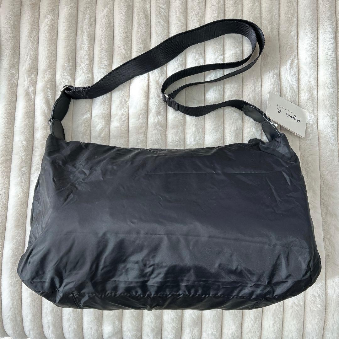 【タグ付き未使用品】アニエスベー　ボヤージュ　ショルダーバッグ　ナイロン　黒