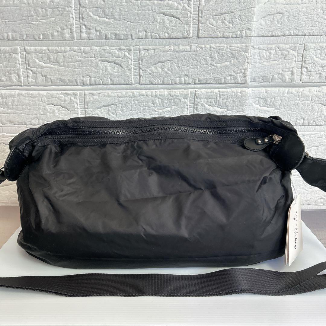 【タグ付き未使用品】アニエスベー　ボヤージュ　ショルダーバッグ　ナイロン　黒