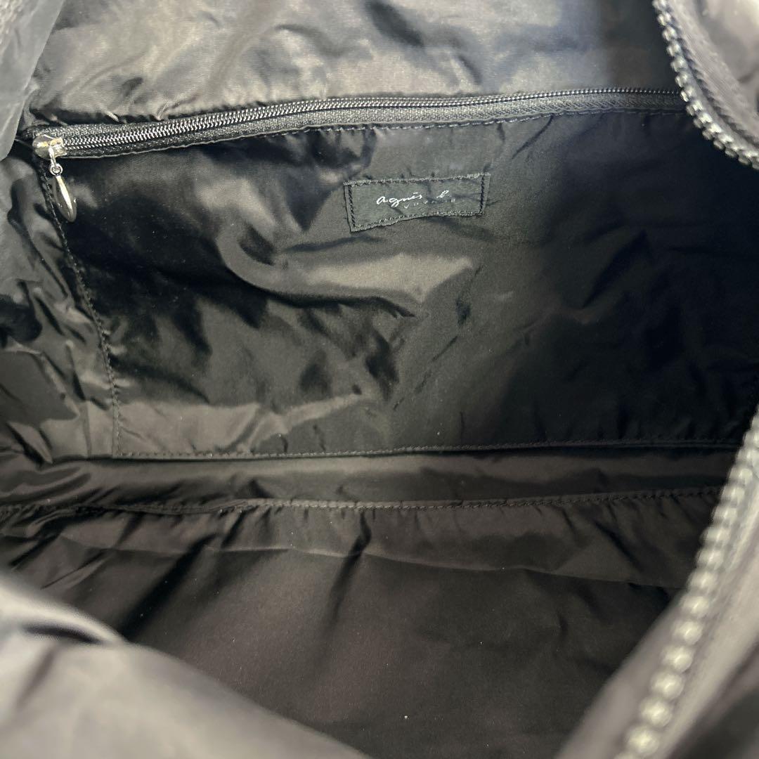 【タグ付き未使用品】アニエスベー　ボヤージュ　ショルダーバッグ　ナイロン　黒