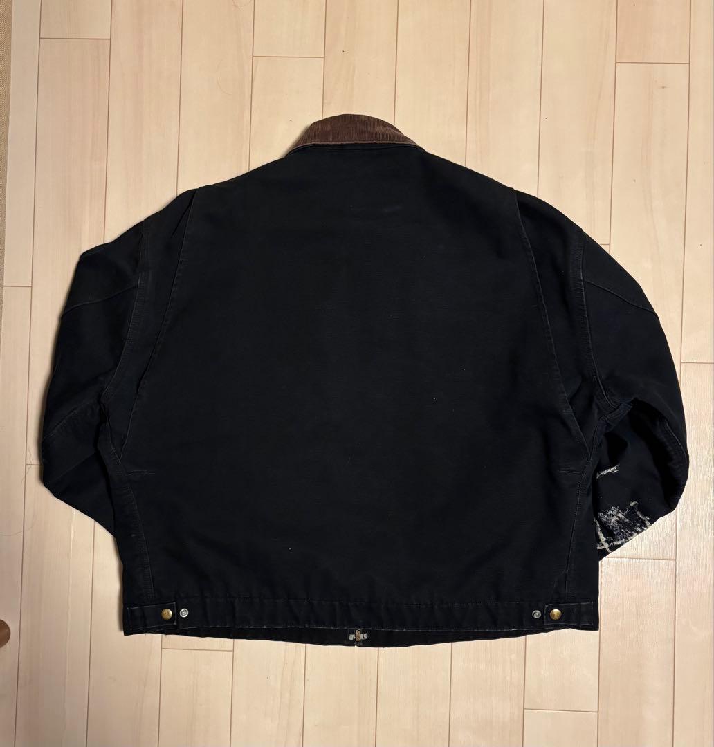 【希少】Carhartt ブラックジャケット Jordan刺繍USA製