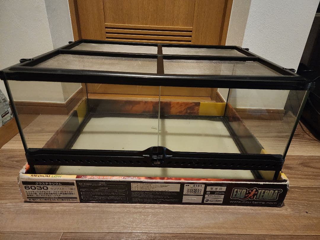 美品 グラステラリウム 6030 ジェックス UVランプ ジェックス エキゾテラ グラステラリウム 6030 爬虫類飼育ガラスケージ