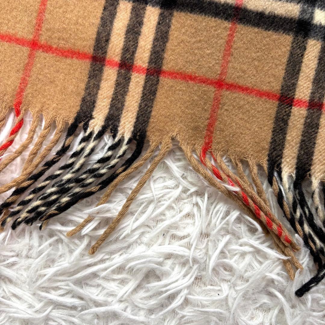 ✨美品/ピュアカシミヤ100%✨バーバリー マフラー ノバチェック