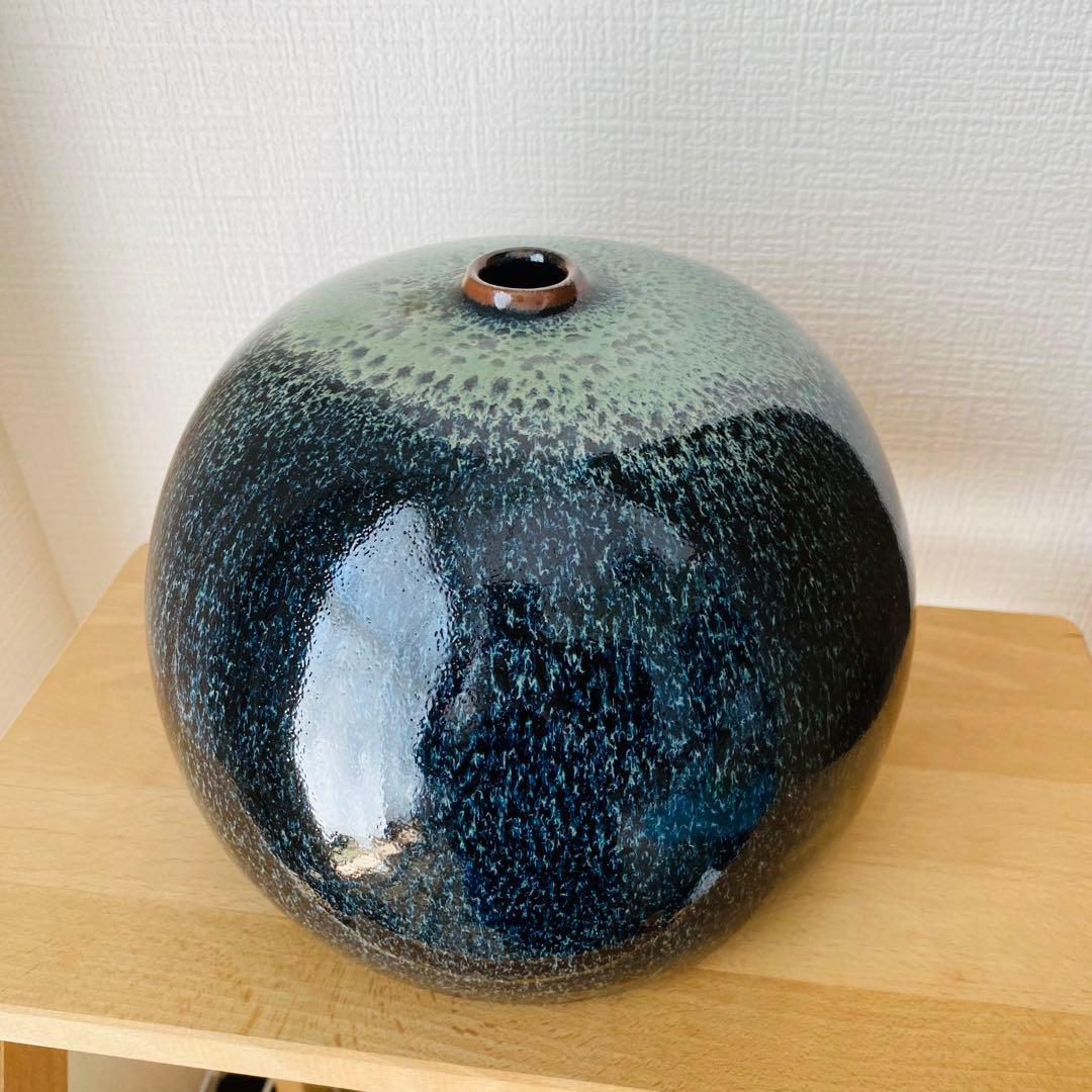 ⚫︎小石原焼　花瓶　工芸品　　　　　　　リS