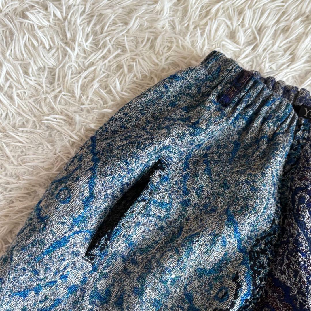 ワイズ ペイズリー ジャガード ワイドパンツ ガウチョ スカーチョ レア 希少