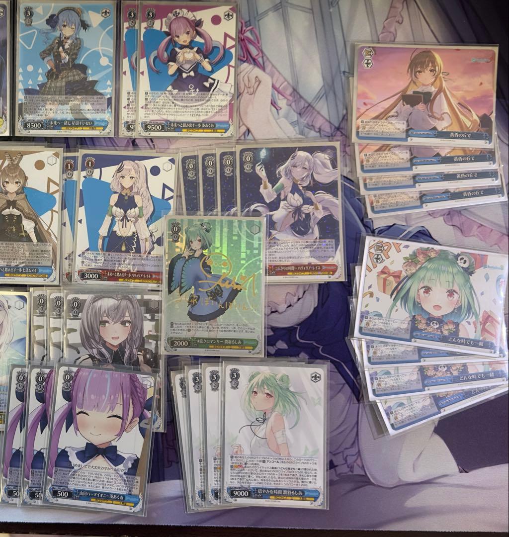 ヴァイスシュヴァルツ　ホロライブ　8門　デッキ　潤羽るしあ　サイン入り