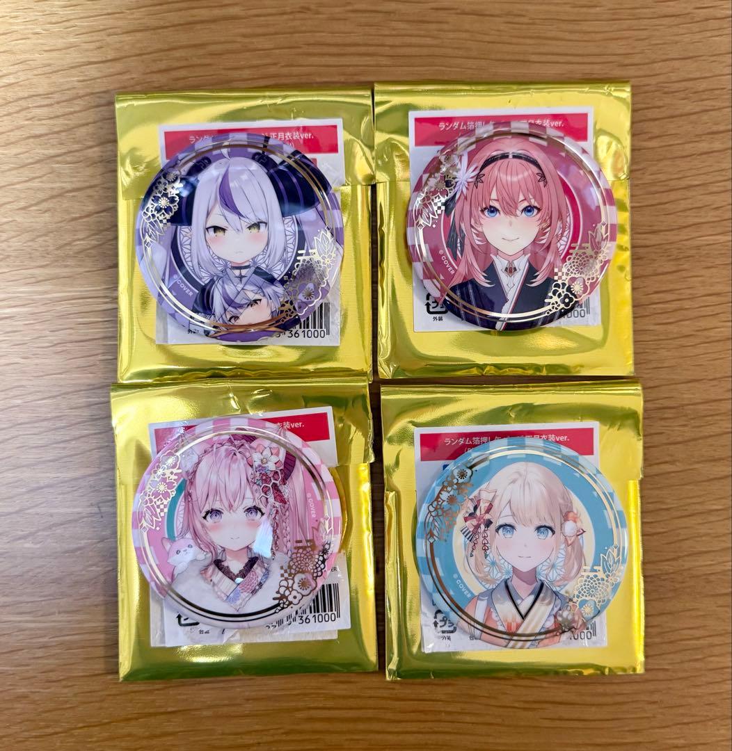 ホロライブ ランダム箔押し缶バッジ 正月衣装ver. HoloX - メルカリ