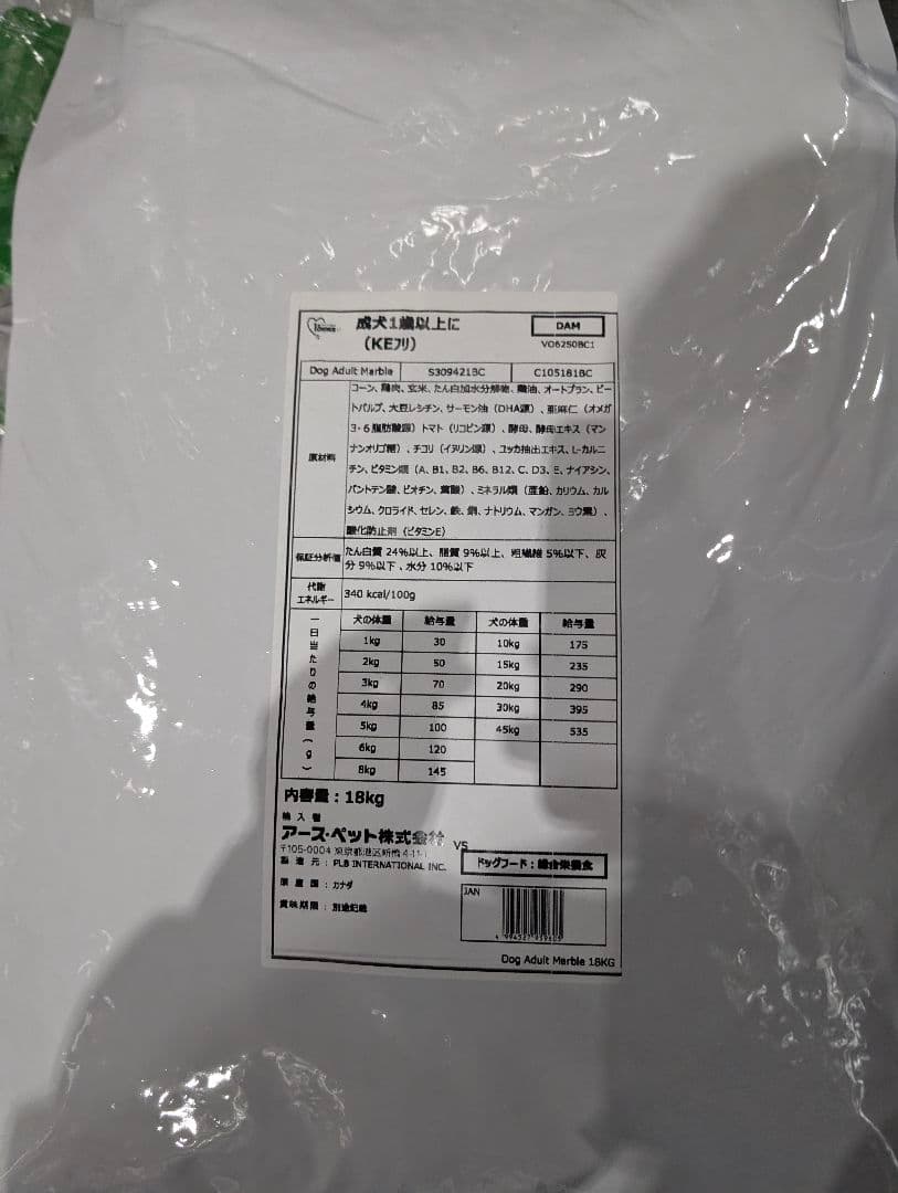 ファーストチョイスドッグフード ドライフード 18kg - メルカリ