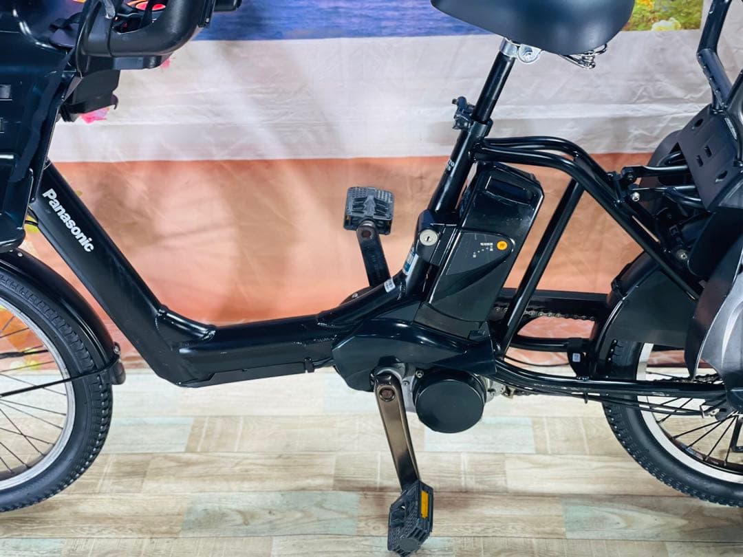 ギュットアニーズ⭐️17.6AH変更 パナソニック子供乗せ電動自転車Y3133