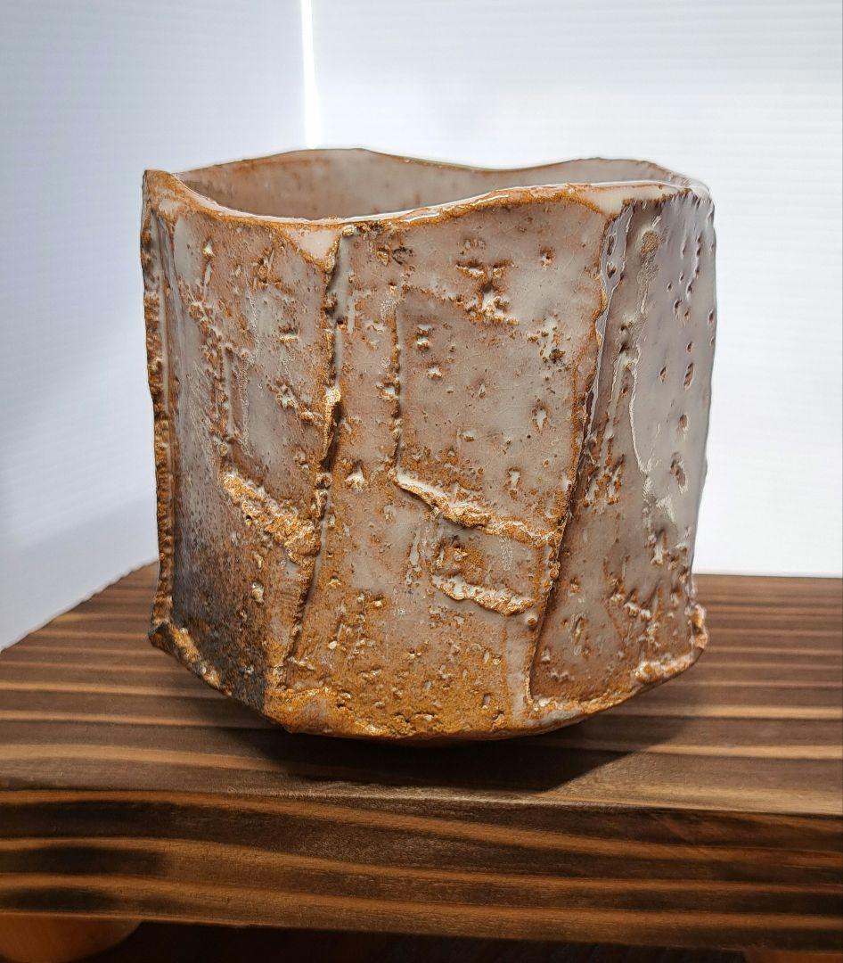 渋谷泥詩 萩焼 面取筒茶碗 - hiai.co.jp