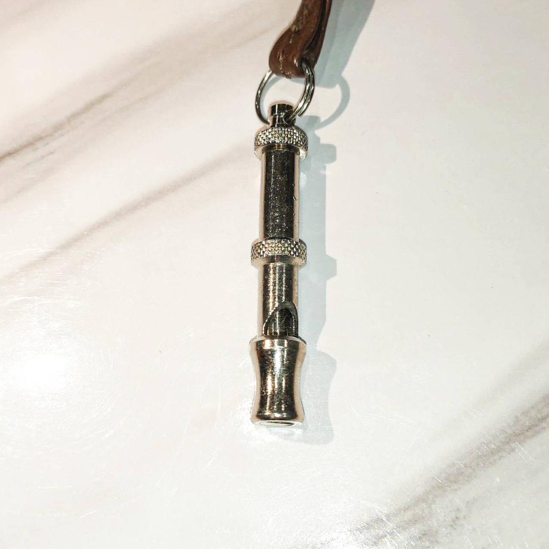 エルメス ネックレス 箱付き 犬笛 ブラウン ドック ホイッスル