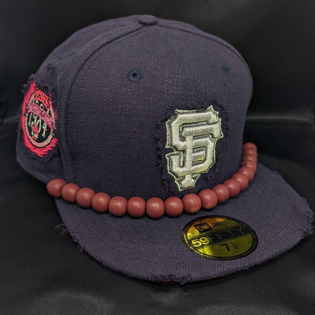 専用　海外別注　ニューエラ　ジャイアンツ　豪鬼　カスタム　数珠 専用 海外別注 ニューエラ ジャイアンツ 豪鬼 カスタム 数珠 - メルカリ