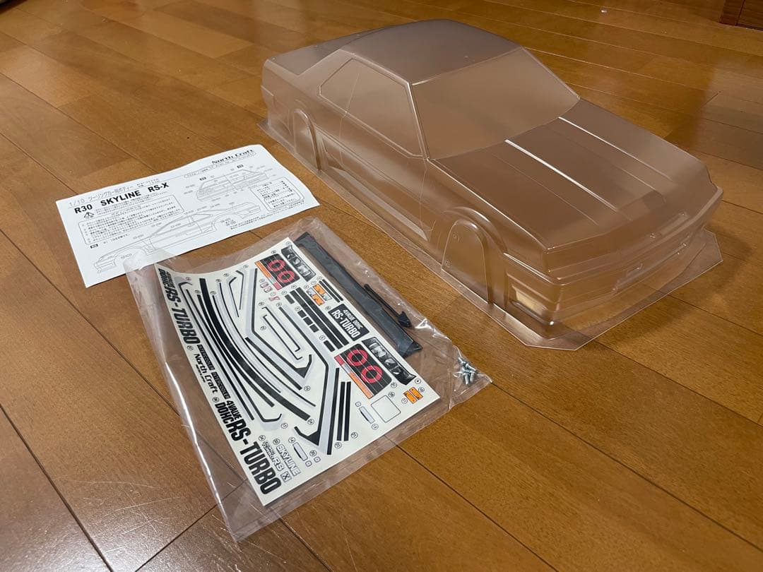 ノースクラフト R30スカイライン RSターボ 1/10ラジコンボディ 鉄仮面