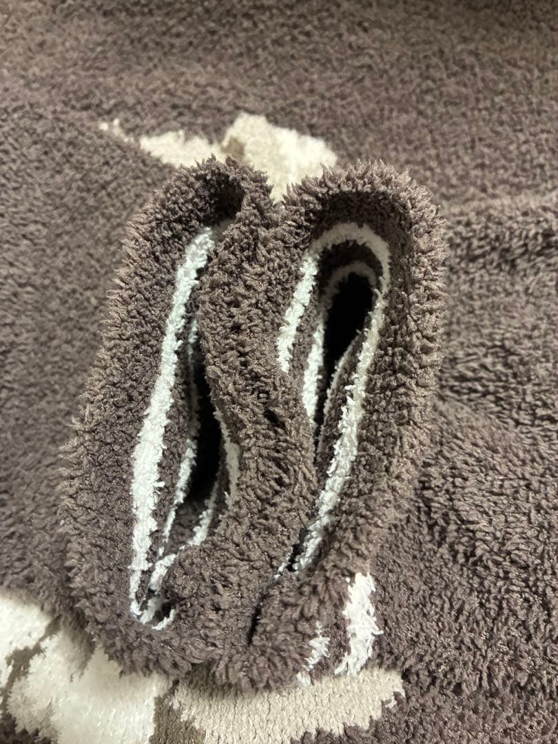 極美　ジェラートピケ　ルームウェア　ワンピース　シュナウザー　ダークブラウン　F