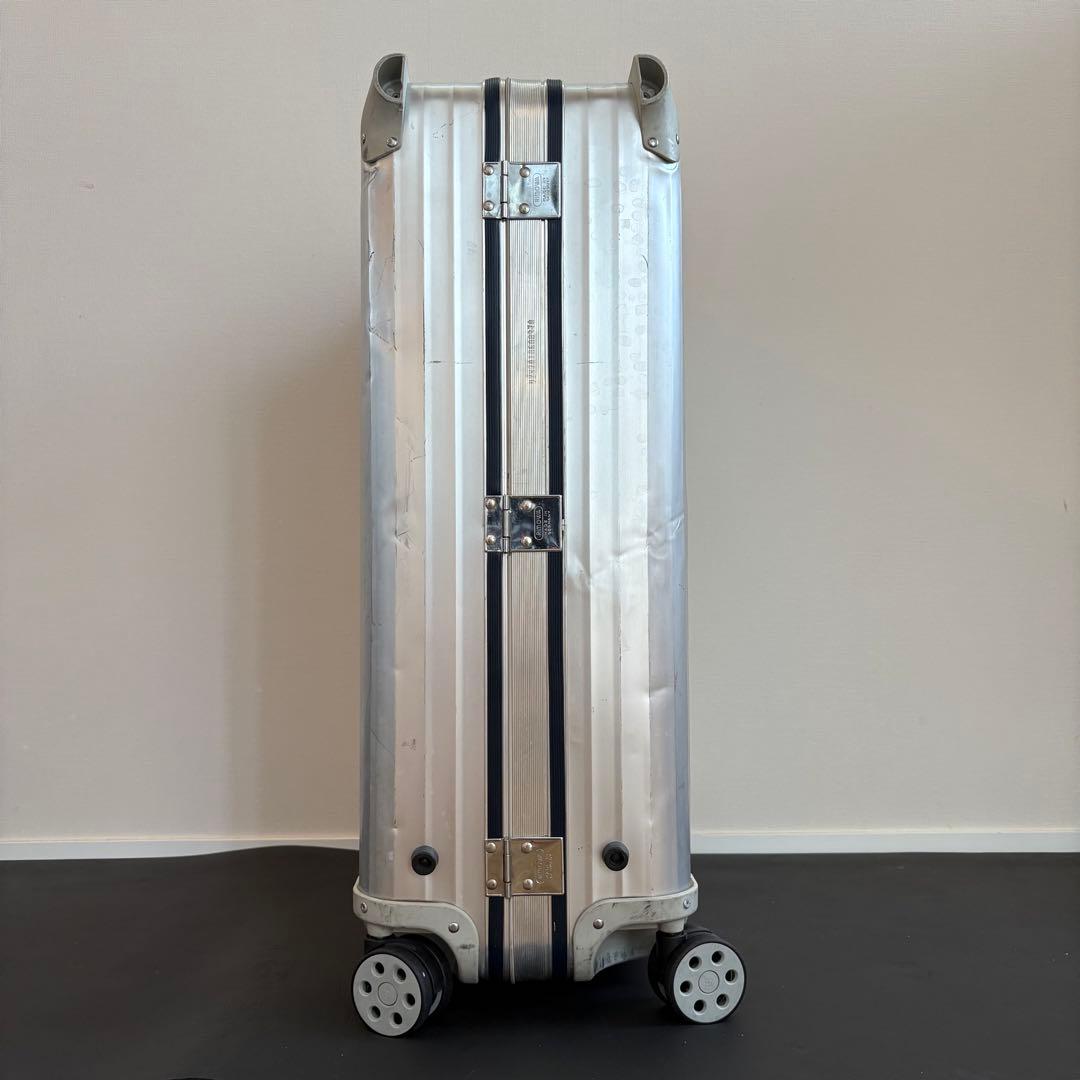 青ロゴ・廃盤モデル RIMOWA TOPAS 82L 4輪 キャリーケース 高級 廃盤品