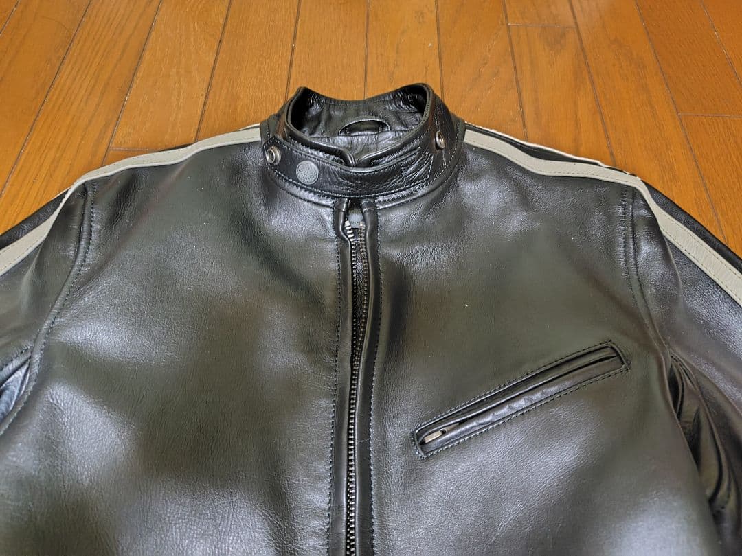 T*N様 【最終出品！】2ライン シングルライダース Msize 脱着インナーラ